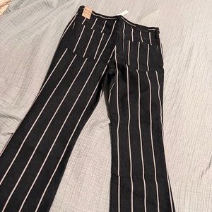 NWT MADEWELL STRIPED CALI DEMI BOOT CUT JEANS